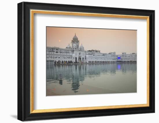 The Harmandir Sahib (The Golden Temple), Amritsar, Punjab, India, Asia-Jane Sweeney-Framed Photographic Print