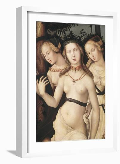 The Harmony Or, the Three Graces-Hans Baldung Grien-Framed Art Print