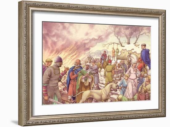 The Harrying of the North-Pat Nicolle-Framed Giclee Print