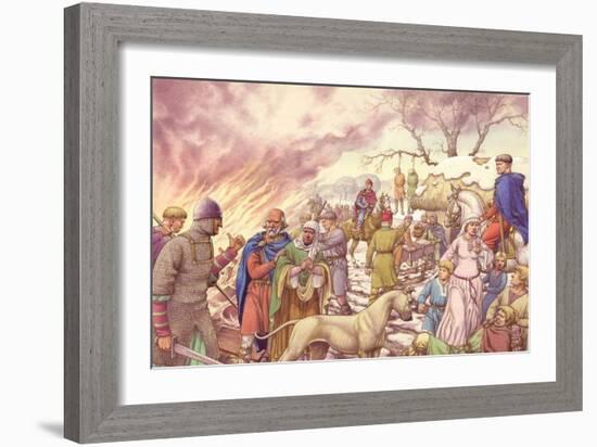 The Harrying of the North-Pat Nicolle-Framed Giclee Print