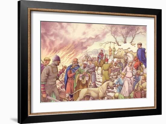 The Harrying of the North-Pat Nicolle-Framed Giclee Print