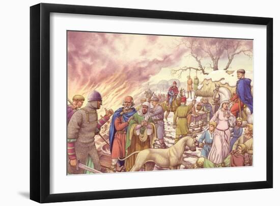 The Harrying of the North-Pat Nicolle-Framed Giclee Print