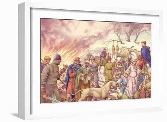 The Harrying of the North-Pat Nicolle-Framed Giclee Print