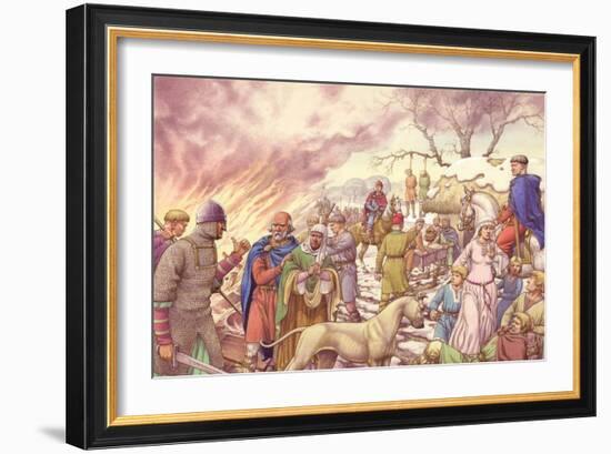 The Harrying of the North-Pat Nicolle-Framed Giclee Print