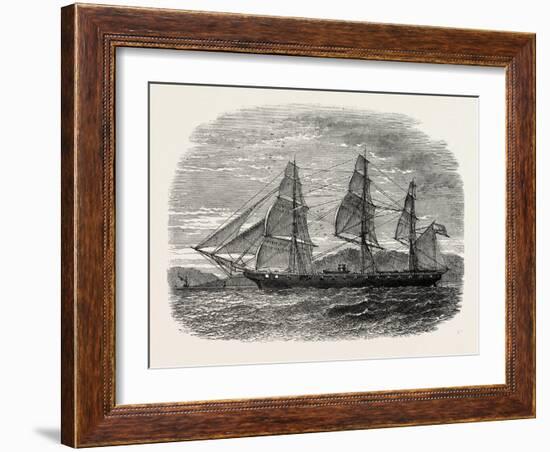 The Hartford (Admiral Farragut's Flag-Ship), USA, 1870s-null-Framed Giclee Print