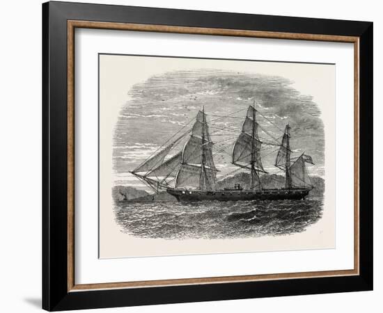 The Hartford (Admiral Farragut's Flag-Ship), USA, 1870s-null-Framed Giclee Print