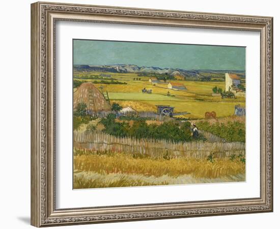 The Harvest, 1888-Vincent van Gogh-Framed Giclee Print