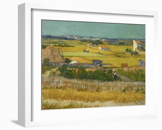 The Harvest, 1888-Vincent van Gogh-Framed Giclee Print