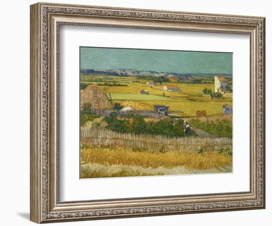 The Harvest, 1888-Vincent van Gogh-Framed Giclee Print