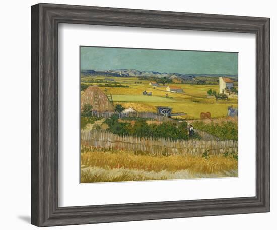 The Harvest, 1888-Vincent van Gogh-Framed Giclee Print