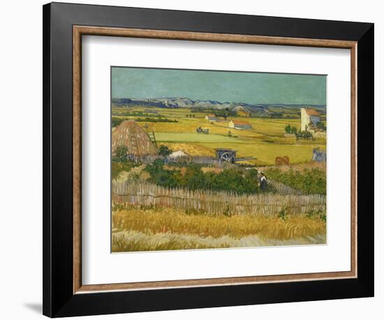 The Harvest, 1888-Vincent van Gogh-Framed Giclee Print