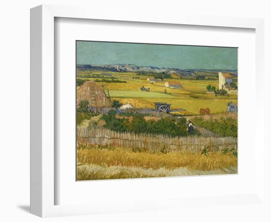 The Harvest, 1888-Vincent van Gogh-Framed Giclee Print