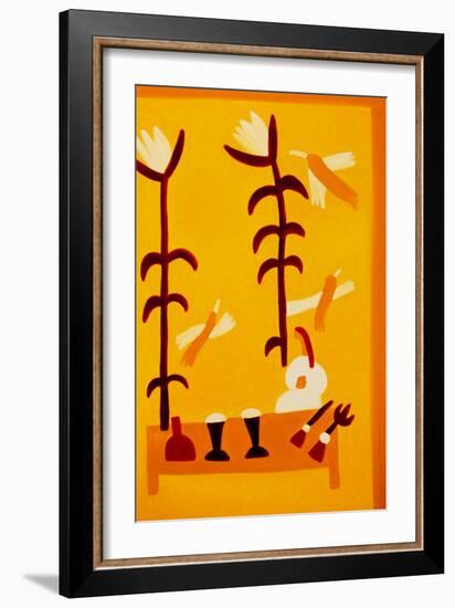 The harvest, 1997, (oil on linen)-Cristina Rodriguez-Framed Giclee Print