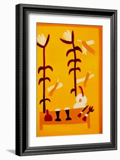The harvest, 1997, (oil on linen)-Cristina Rodriguez-Framed Giclee Print