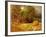 The Harvest Moon, 1833 (Oil on Paper Laid on Panel)-Samuel Palmer-Framed Giclee Print