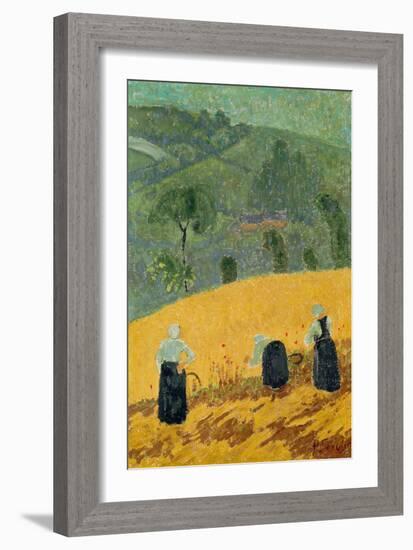 The Harvest (Oil on Canvas)-Paul Serusier-Framed Giclee Print