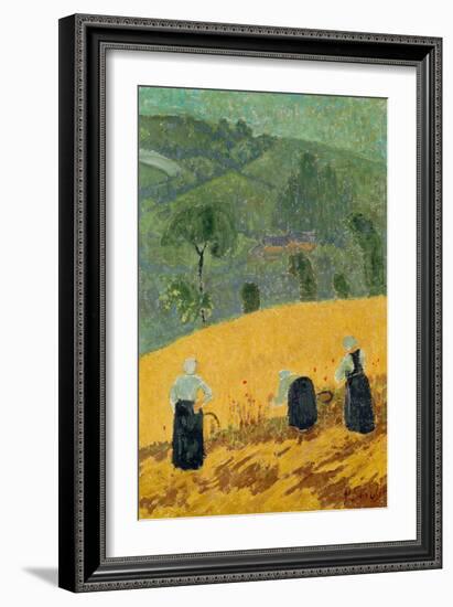 The Harvest (Oil on Canvas)-Paul Serusier-Framed Giclee Print
