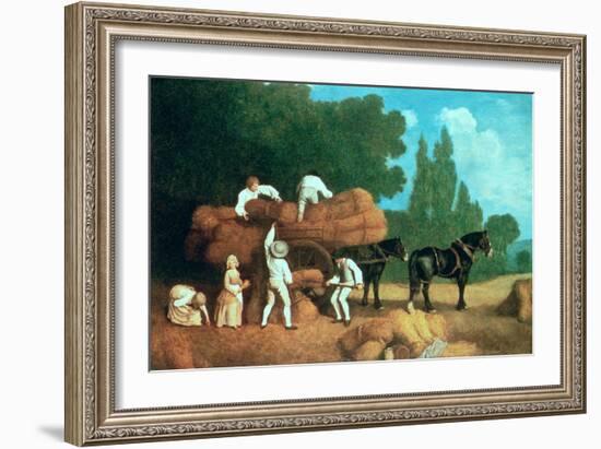 The Harvest Wagon-George Stubbs-Framed Giclee Print