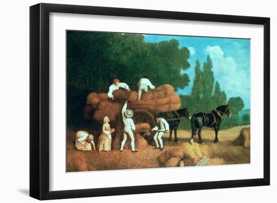 The Harvest Wagon-George Stubbs-Framed Giclee Print