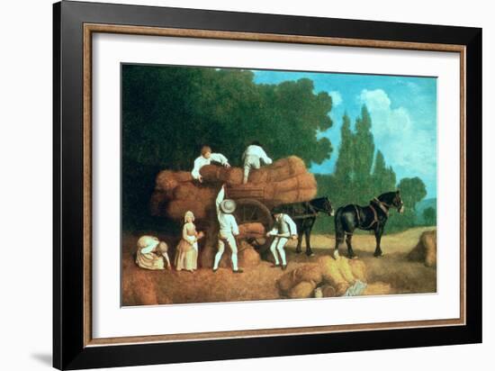 The Harvest Wagon-George Stubbs-Framed Giclee Print