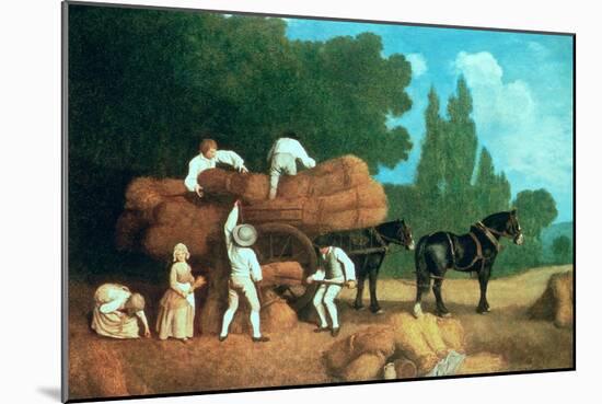 The Harvest Wagon-George Stubbs-Mounted Giclee Print