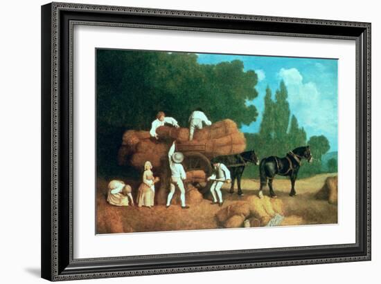 The Harvest Wagon-George Stubbs-Framed Giclee Print