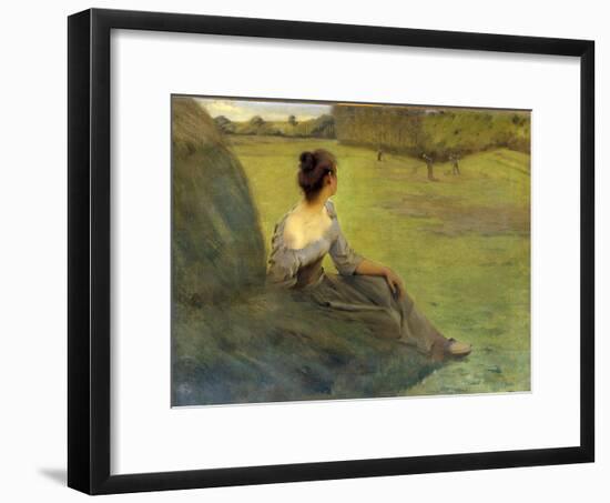 The Harvest-Pierre Andre Brouillet-Framed Giclee Print