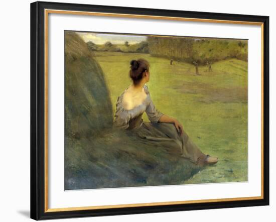 The Harvest-Pierre Andre Brouillet-Framed Giclee Print