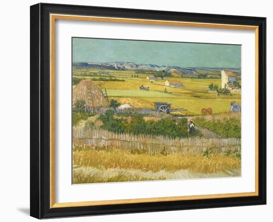 The Harvest-Vincent van Gogh-Framed Premium Giclee Print