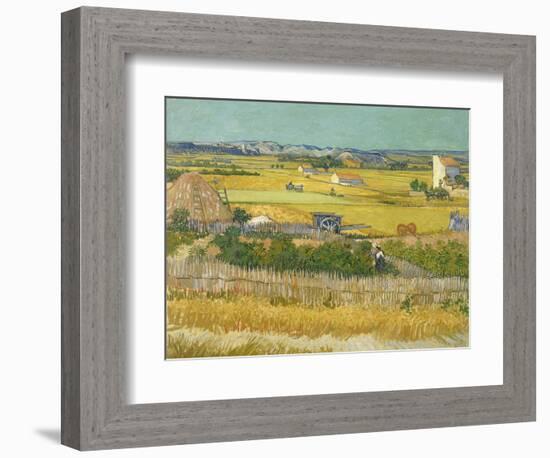 The Harvest-Vincent van Gogh-Framed Giclee Print