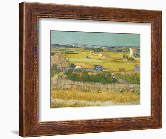 The Harvest-Vincent van Gogh-Framed Giclee Print
