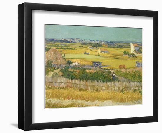 The Harvest-Vincent van Gogh-Framed Giclee Print