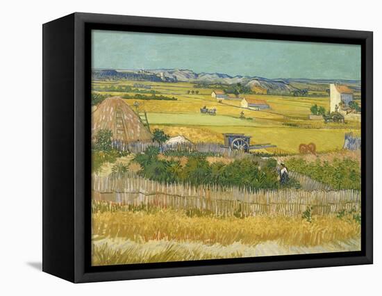 The Harvest-Vincent van Gogh-Framed Premier Image Canvas