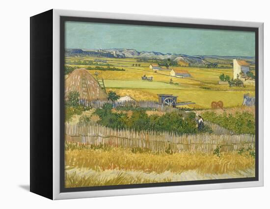 The Harvest-Vincent van Gogh-Framed Premier Image Canvas