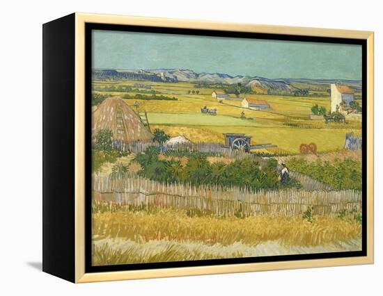 The Harvest-Vincent van Gogh-Framed Premier Image Canvas