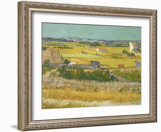 The Harvest-Vincent van Gogh-Framed Giclee Print