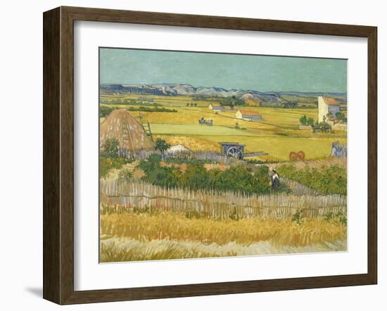 The Harvest-Vincent van Gogh-Framed Giclee Print