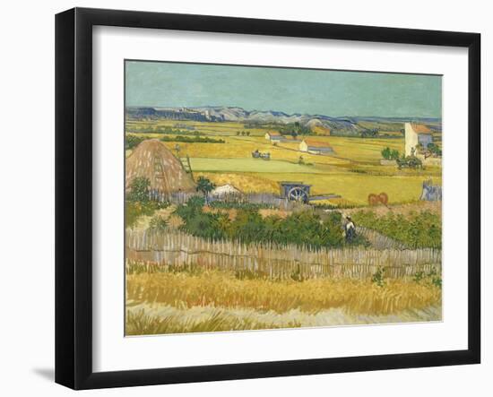 The Harvest-Vincent van Gogh-Framed Giclee Print