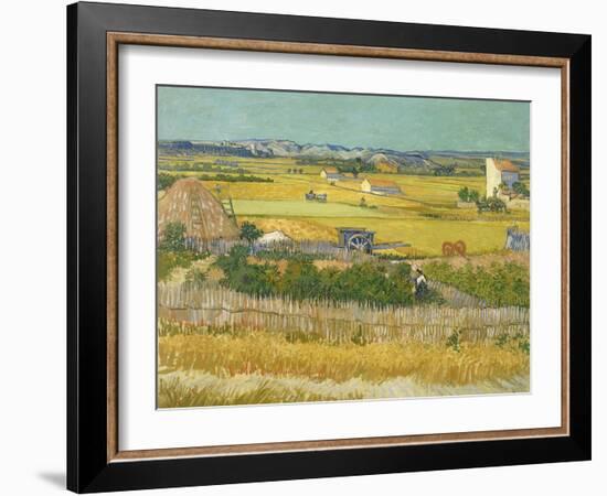 The Harvest-Vincent van Gogh-Framed Giclee Print