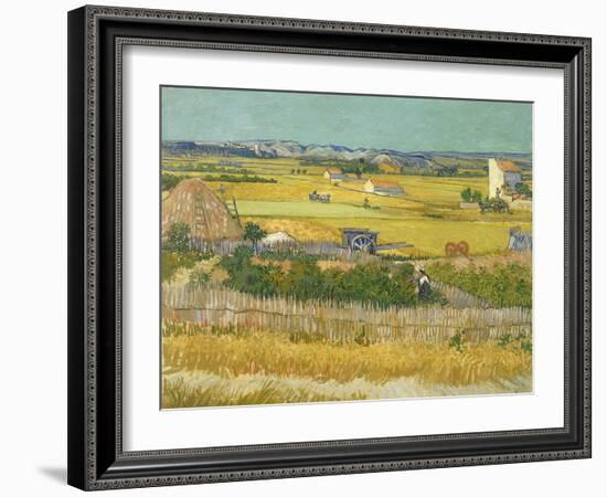 The Harvest-Vincent van Gogh-Framed Giclee Print