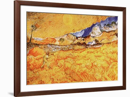 The Harvester-Vincent van Gogh-Framed Art Print