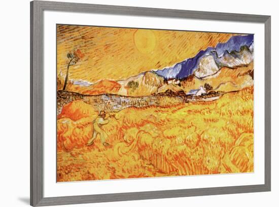 The Harvester-Vincent van Gogh-Framed Art Print