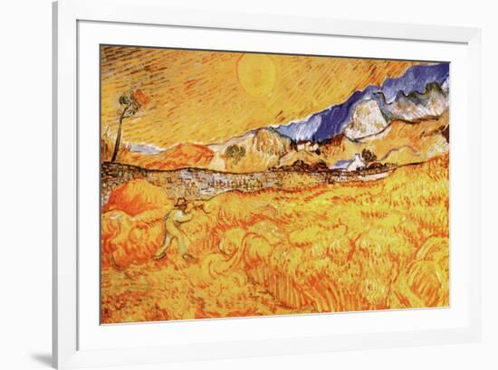 The Harvester-Vincent van Gogh-Framed Art Print