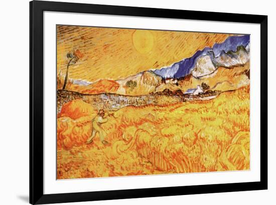 The Harvester-Vincent van Gogh-Framed Art Print