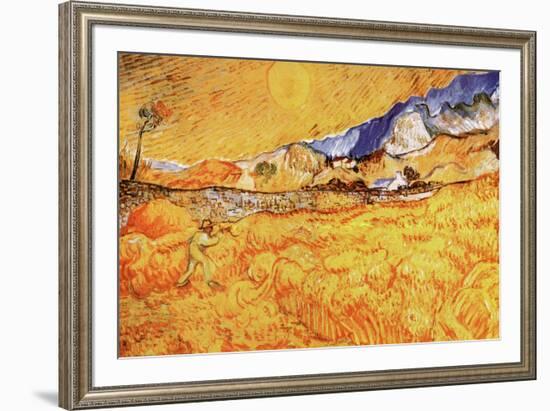 The Harvester-Vincent van Gogh-Framed Art Print