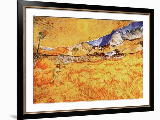 The Harvester-Vincent van Gogh-Framed Art Print