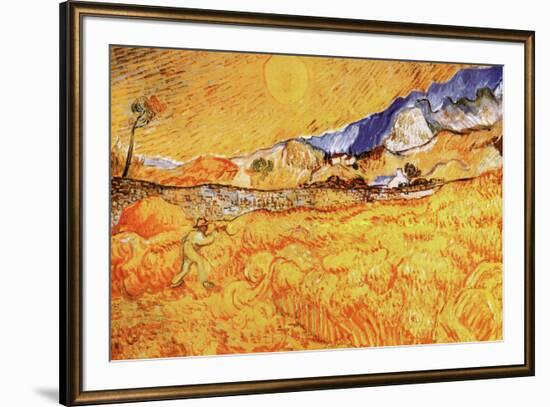 The Harvester-Vincent van Gogh-Framed Art Print