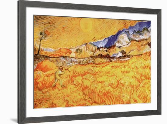 The Harvester-Vincent van Gogh-Framed Art Print