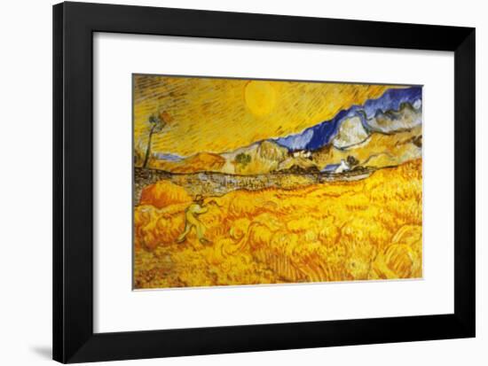 The Harvester-Vincent van Gogh-Framed Art Print