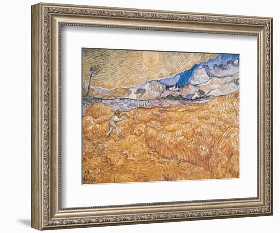 The Harvester-Vincent van Gogh-Framed Giclee Print